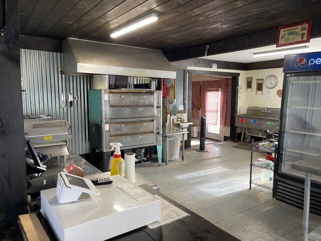 387 Main St, Mattawamkeag, ME 04459 - interior space featuring wooden ceiling