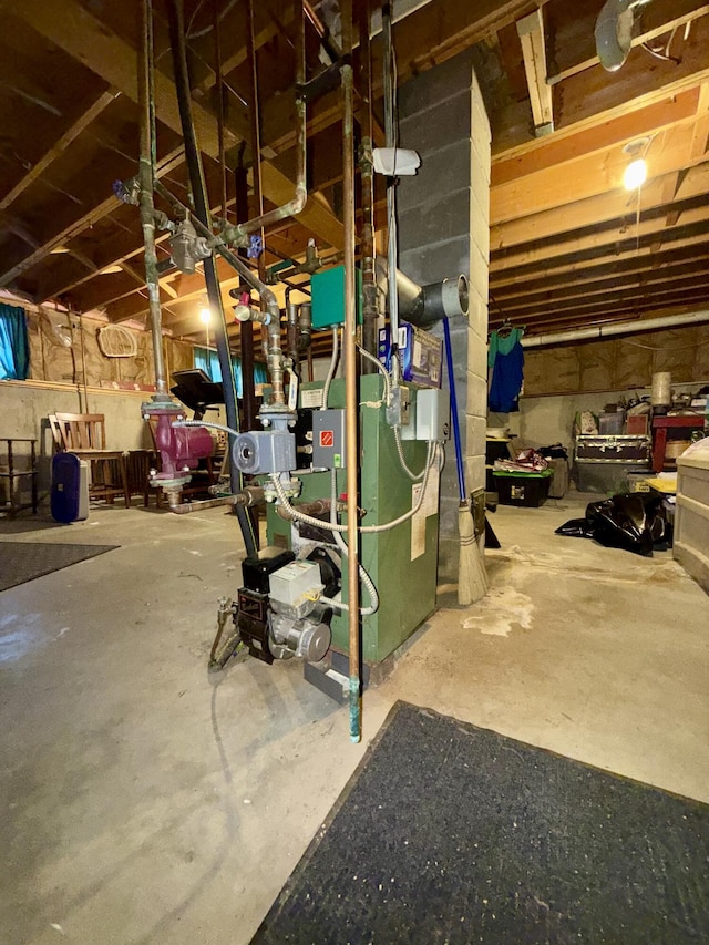 12 Grace Snow Dr, Glenburn, ME 04401 - view of unfinished basement