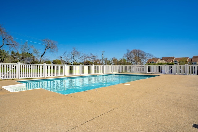 1373 Post Rd Unit 4A, Wells, ME 04090 - view of pool featuring a patio, a fenced in pool, and fence