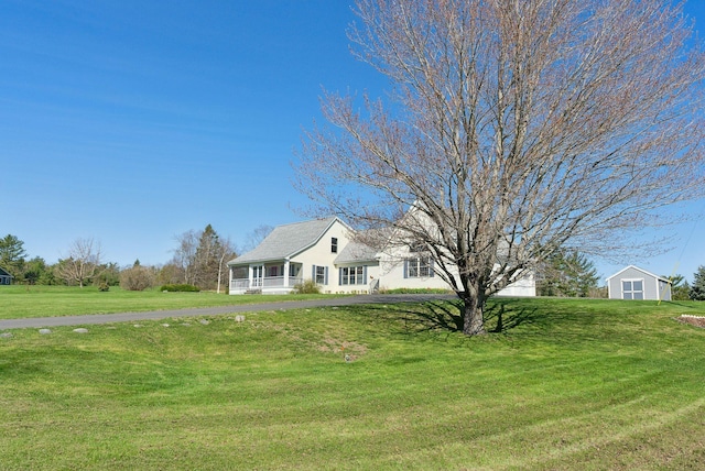 61 Pond Rd, Albion, ME 04910 - view of front of house featuring a front lawn
