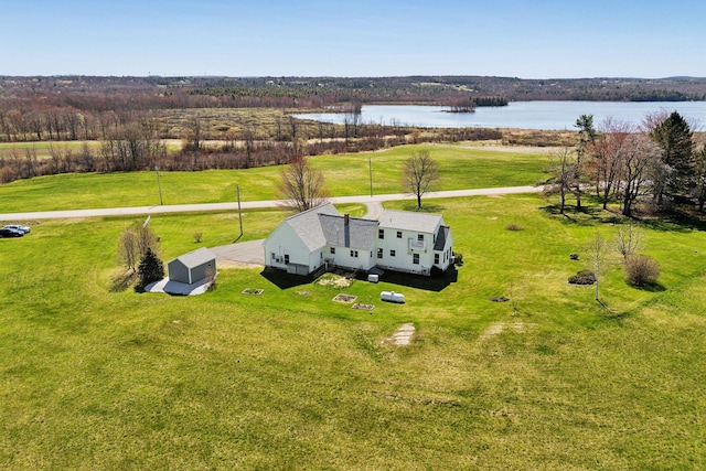 61 Pond Rd, Albion, ME 04910 - bird's eye view featuring a water view