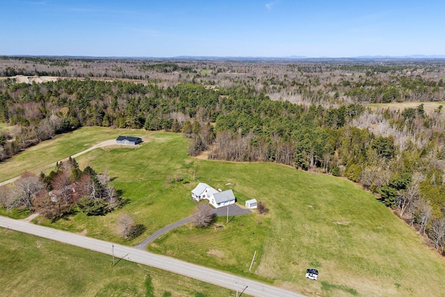 61 Pond Rd, Albion, ME 04910 - aerial view featuring a forest view