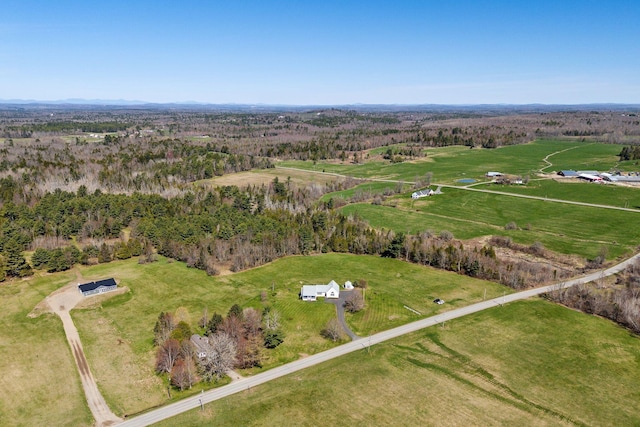 61 Pond Rd, Albion, ME 04910 - bird's eye view featuring a rural view