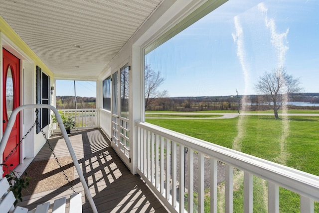 61 Pond Rd, Albion, ME 04910 - balcony featuring a water view