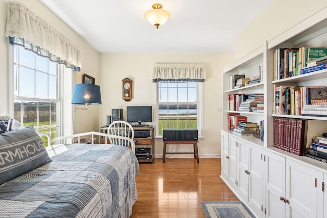61 Pond Rd, Albion, ME 04910 - bedroom featuring wood finished floors