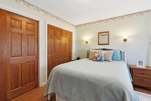61 Pond Rd, Albion, ME 04910 - bedroom with a closet and wood finished floors
