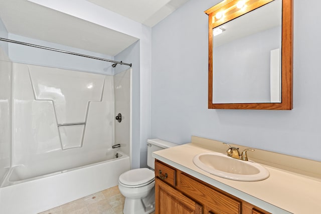 161 Saco Ave Unit 404, Old Orchard Beach, ME 04064 - full bathroom featuring vanity, toilet, and bathtub / shower combination