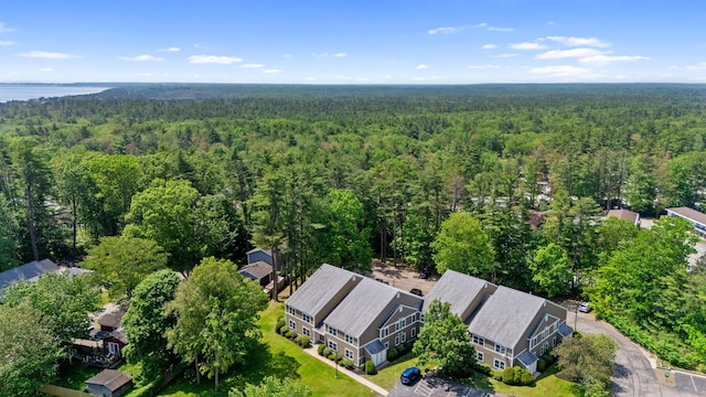 161 Saco Ave Unit 404, Old Orchard Beach, ME 04064 - bird's eye view of a heavily wooded area