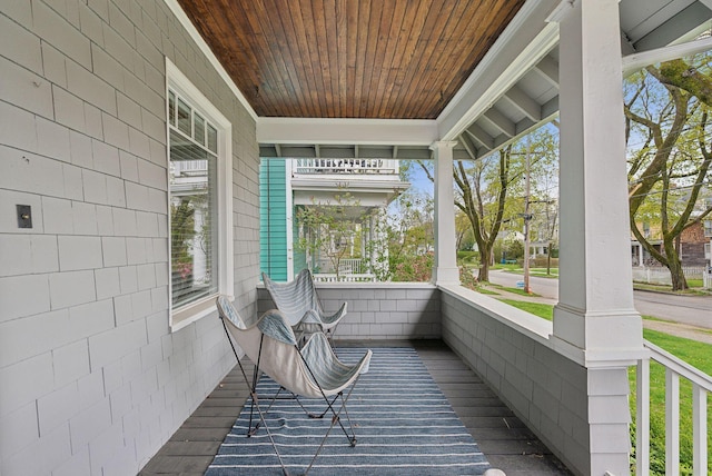 14 Codman St, Portland, ME 04103 - balcony featuring covered porch