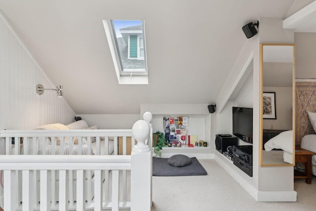 14 Codman St, Portland, ME 04103 - bedroom featuring a skylight and carpet flooring
