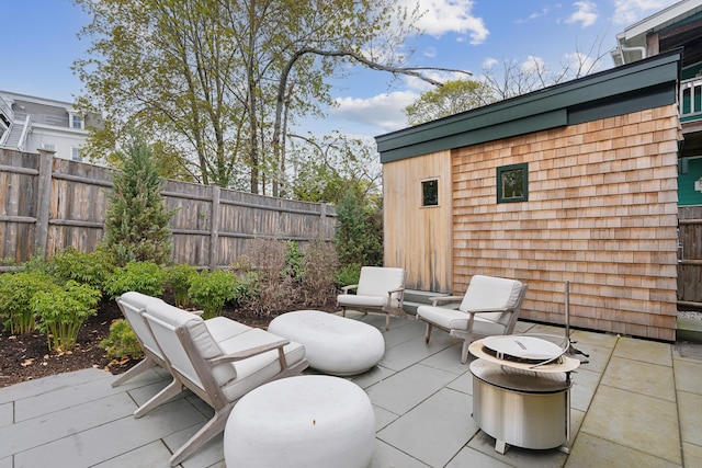 14 Codman St, Portland, ME 04103 - view of patio / terrace featuring fence