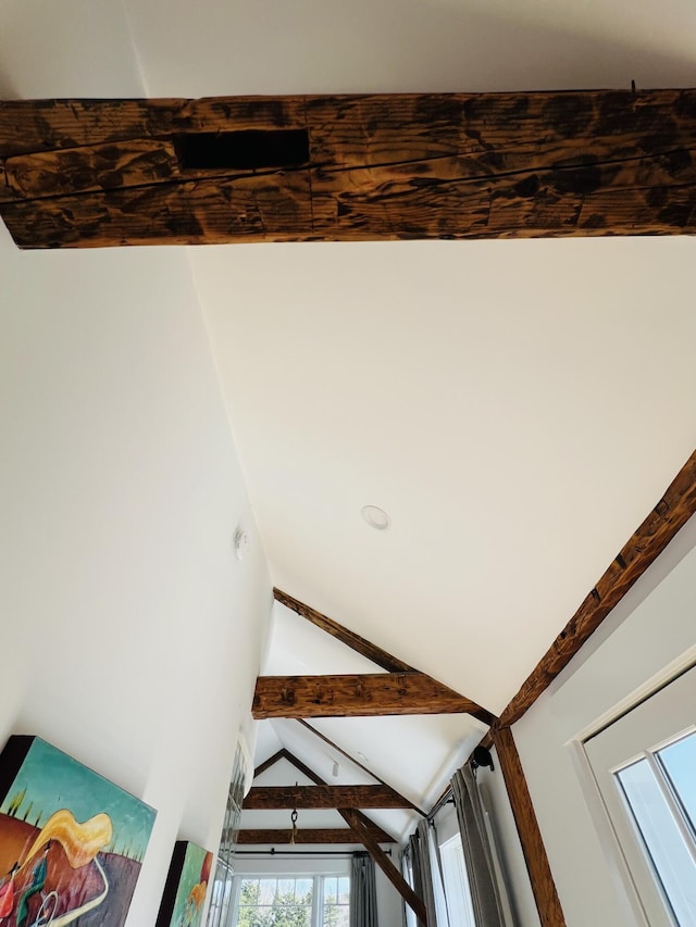 157 Ellsworth Rd, Blue Hill, ME 04614 - detailed view of beamed ceiling