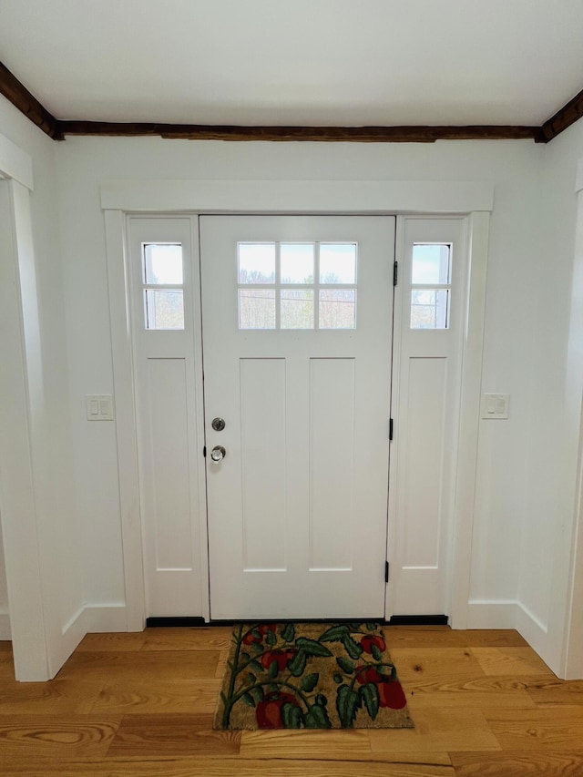 157 Ellsworth Rd, Blue Hill, ME 04614 - entrance foyer featuring light wood-style flooring