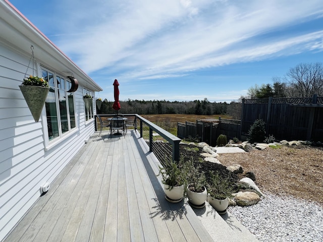 157 Ellsworth Rd, Blue Hill, ME 04614 - deck with outdoor dining area