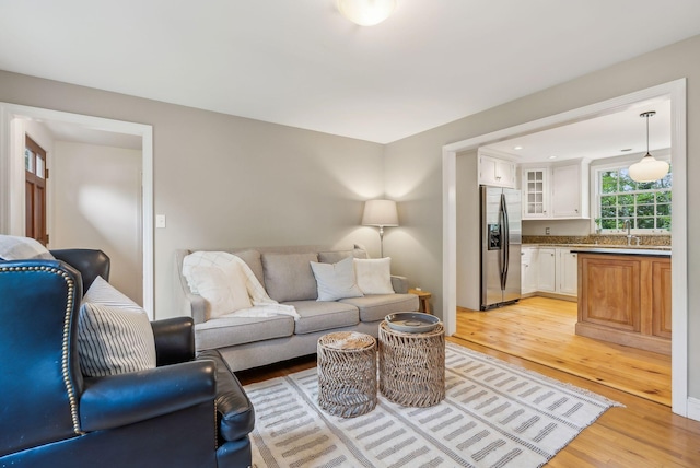 26 Hunts Point Rd, Cape Elizabeth, ME 04107 - living room with light wood-style flooring