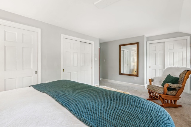 26 Hunts Point Rd, Cape Elizabeth, ME 04107 - carpeted bedroom with baseboards and multiple closets