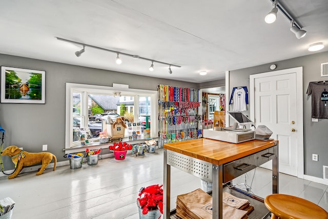 47 Bay View St, Camden, ME 04843 - dining space featuring rail lighting