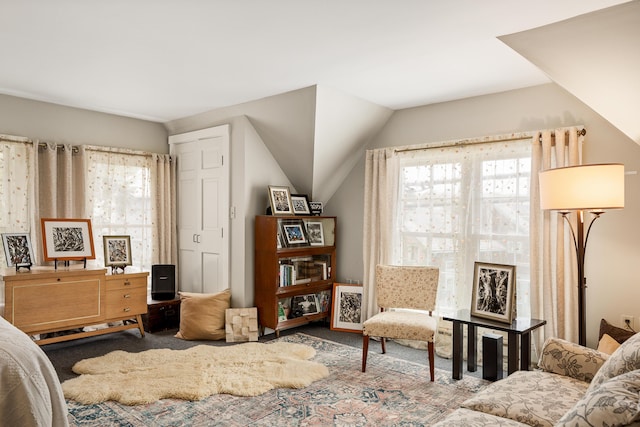 47 Bay View St, Camden, ME 04843 - carpeted bedroom with vaulted ceiling