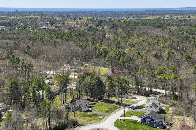 3 Flagship Cir, Kennebunk, ME 04043 - aerial view of a heavily wooded area