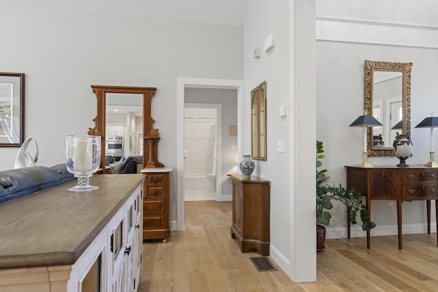 3 Flagship Cir, Kennebunk, ME 04043 - corridor featuring light wood-type flooring and baseboards