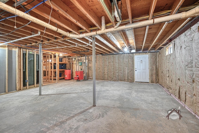 370 Point Rd, Belgrade, ME 04917 - below grade area with a heating unit
