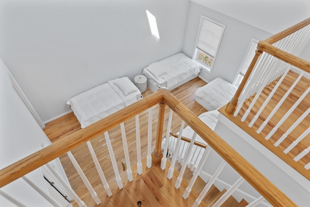 36 Fort Hill Ave, York, ME 03909 - stairs with wood finished floors