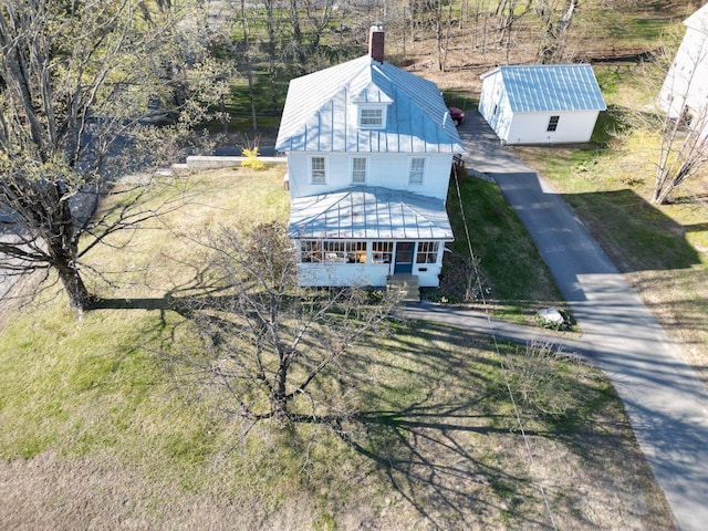 drone / aerial view