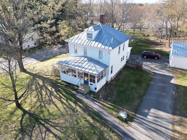 drone / aerial view