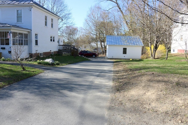 view of road