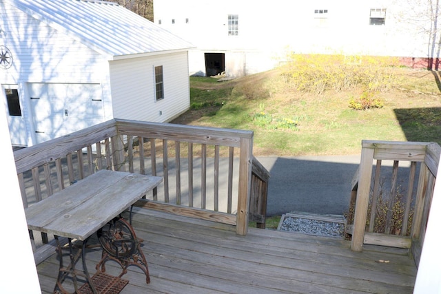 view of deck
