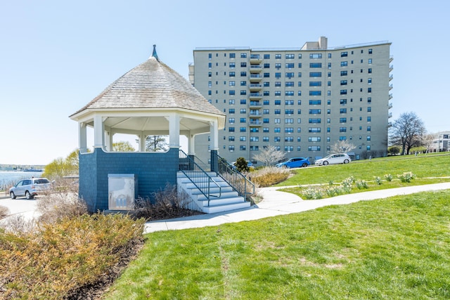45 Eastern Promenade Unit 1E, Portland, ME 04101 - view of property's community featuring a gazebo and a lawn