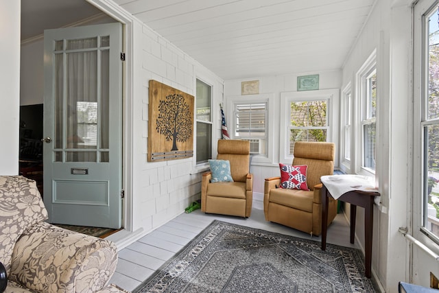 31 Church St, Yarmouth, ME 04096 - sunroom featuring healthy amount of natural light and wood finished floors