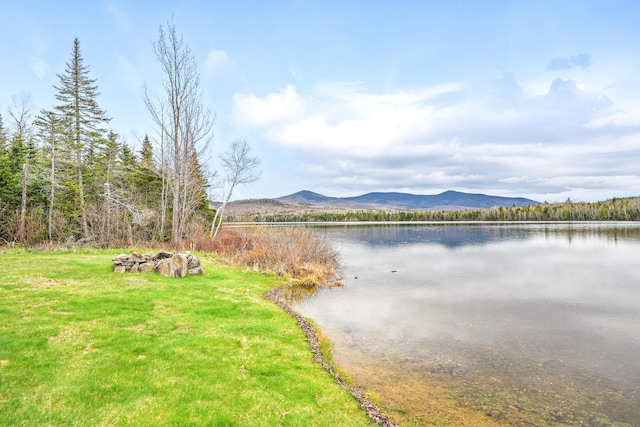 17 Kokadjo N Rd, Frenchtown Twp, ME 04441 - water view featuring a mountainous background