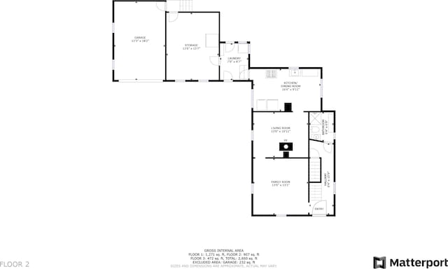 1357 Indian River Rd, Addison, ME 04606 - home floor plan