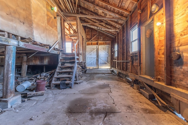 1357 Indian River Rd, Addison, ME 04606 - miscellaneous room featuring healthy amount of natural light and vaulted ceiling