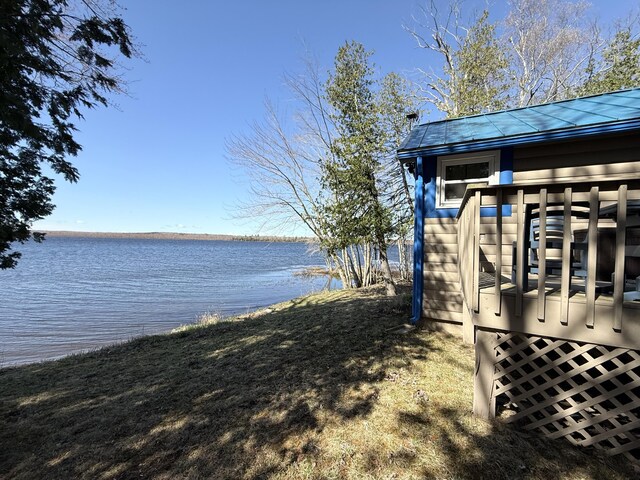 114 Smith Rd, Hudson, ME 04449 - dock area with a water view