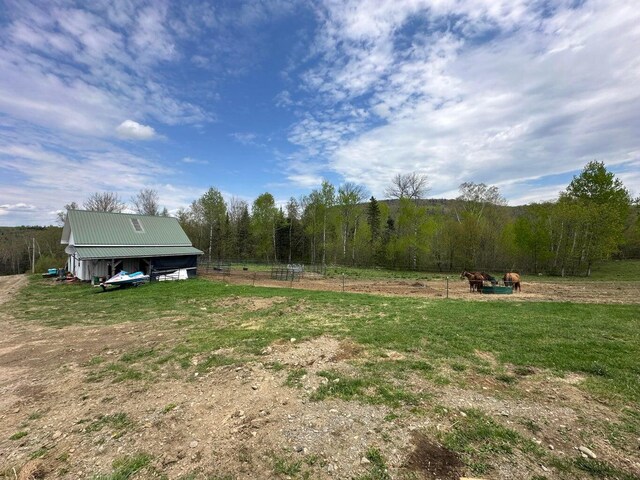 153 Spaulding Lake Rd, Oakfield, ME 04763 - view of yard featuring a rural view