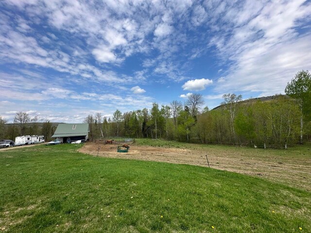 153 Spaulding Lake Rd, Oakfield, ME 04763 - view of yard featuring a view of trees