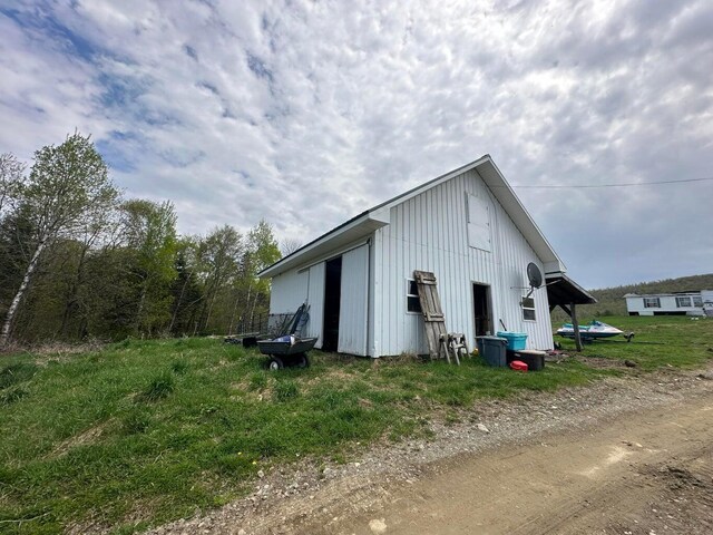 153 Spaulding Lake Rd, Oakfield, ME 04763 - view of pole building