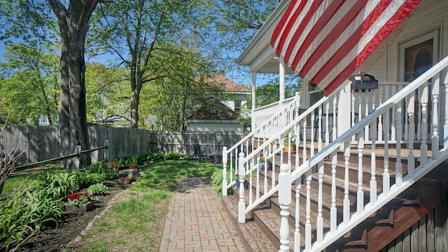 25 Nevens St Unit 1, Portland, ME 04103 - fenced backyard featuring a patio