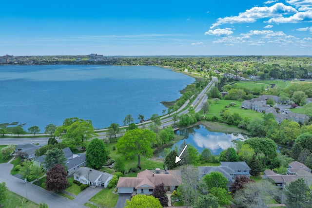69 Brookside Rd, Portland, ME 04103 - aerial overview of property's location with a nearby body of water and nearby suburban area