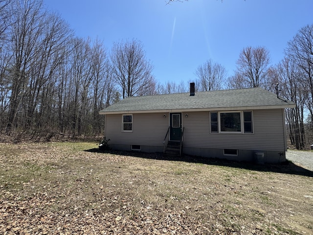 76 Norton Hill Rd, Dover-Foxcroft, ME 04426 - single story home featuring a shingled roof and entry steps