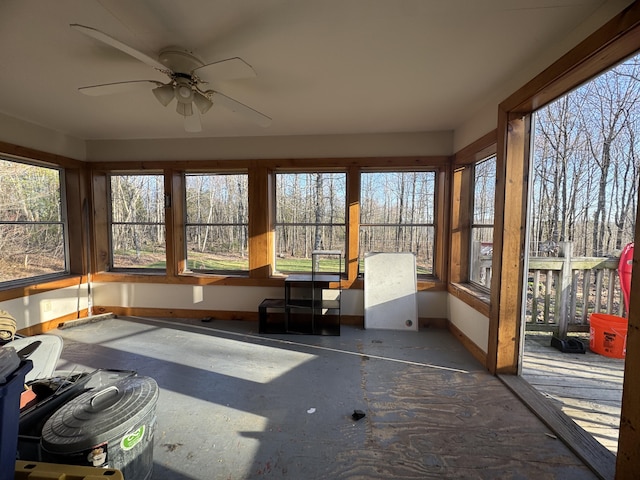 76 Norton Hill Rd, Dover-Foxcroft, ME 04426 - sunroom featuring baseboards and plenty of natural light