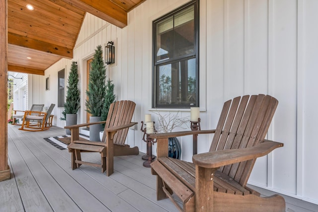 27 Oak Ridge Ter, Arundel, ME 04046 - wooden terrace featuring a porch