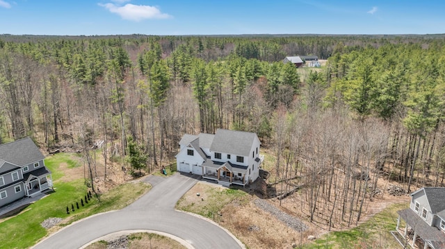27 Oak Ridge Ter, Arundel, ME 04046 - aerial view of property and surrounding area featuring a forest