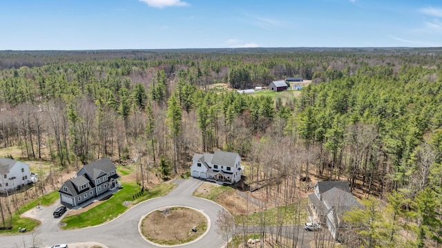 27 Oak Ridge Ter, Arundel, ME 04046 - aerial view of property's location featuring a heavily wooded area