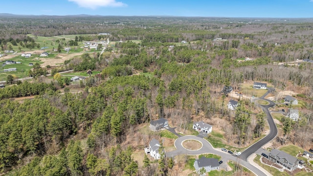 27 Oak Ridge Ter, Arundel, ME 04046 - aerial overview of property's location with a heavily wooded area