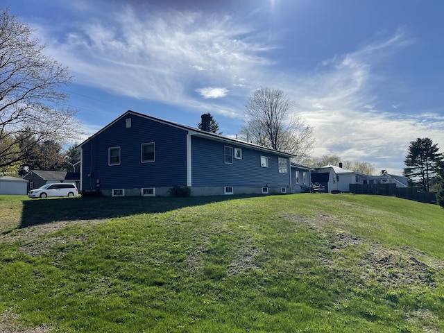 15 Patrick St, Skowhegan, ME 04976 - back of property featuring a lawn