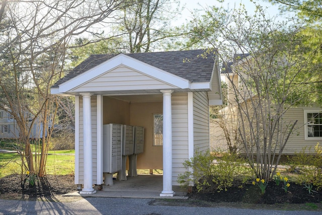 view of community with mail area
