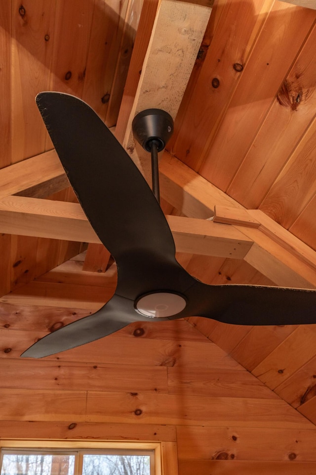 interior details with wood walls